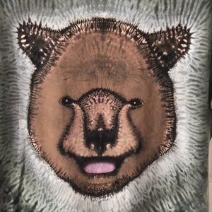 Bear Lovers The Mountain Brand Tie Dye 100% Cotton Sz M T-Shirt NWOT.